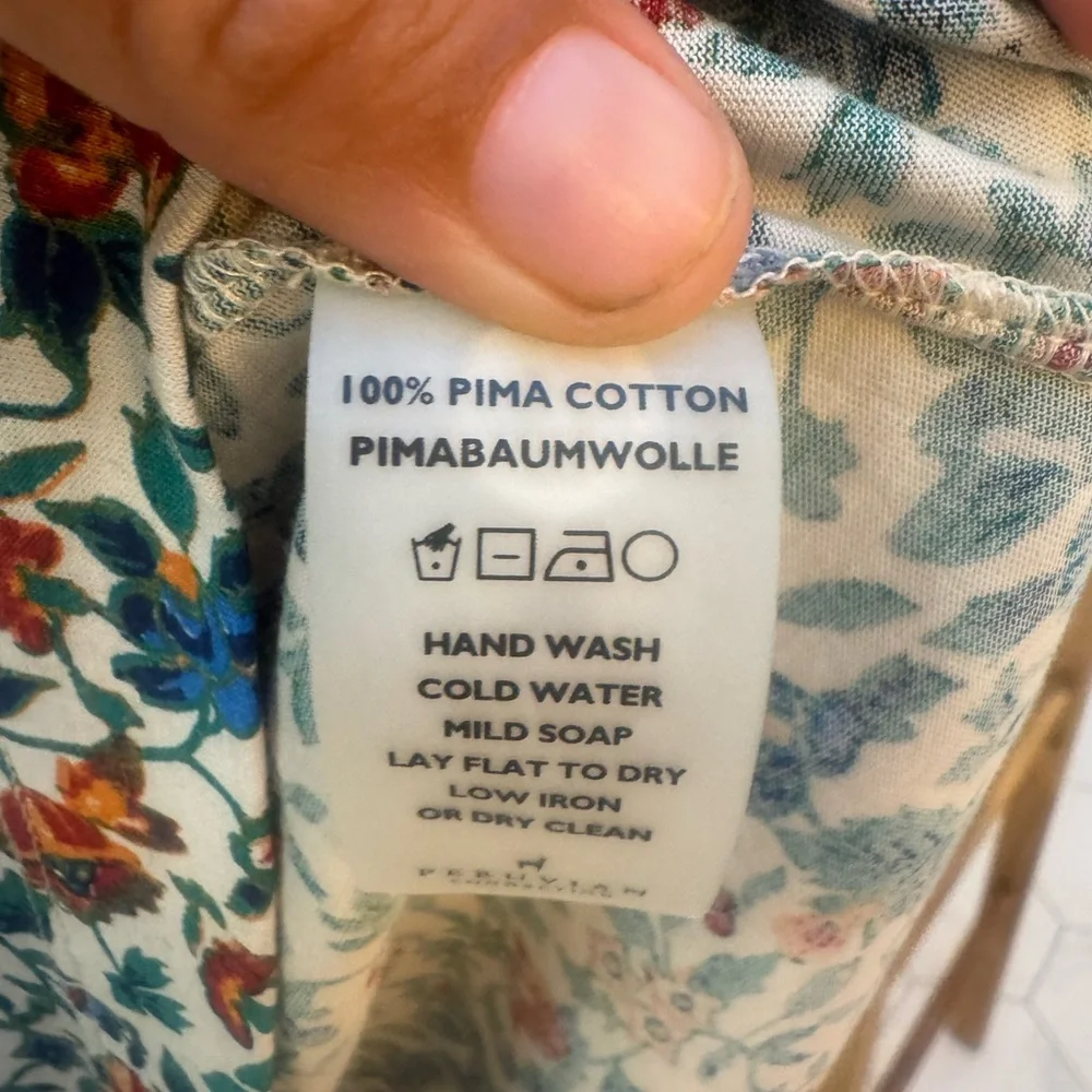 Peruvian Connection 100% Pima Cotton Prairie Dress - Picture 11 of 15